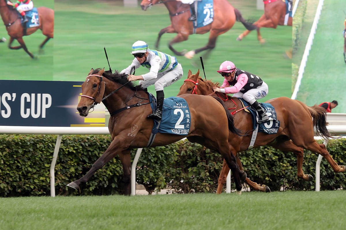 Hong Kong’s Voyage Bubble is bidding for international glory in the G1 Dubai Turf